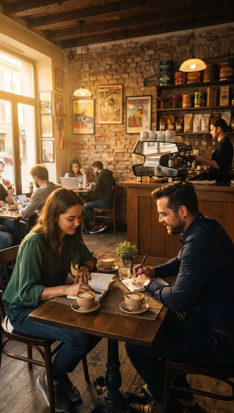 Jegyzetfüzet, toll és pénzügyi tervező könyv egy asztalon, amelyek a tudatos pénzkezelés elsajátítását segítik elő egy személyes pénzügyi blog témájához kapcsolódóan