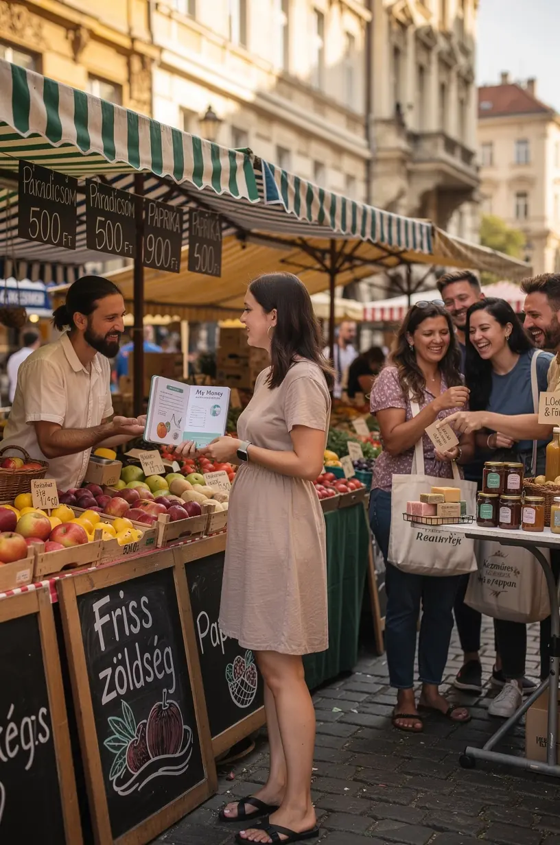 Könyvek és jegyzetfüzetek rendezve, amelyek pénzügyi tudatosság fejlesztésére szolgálnak.
